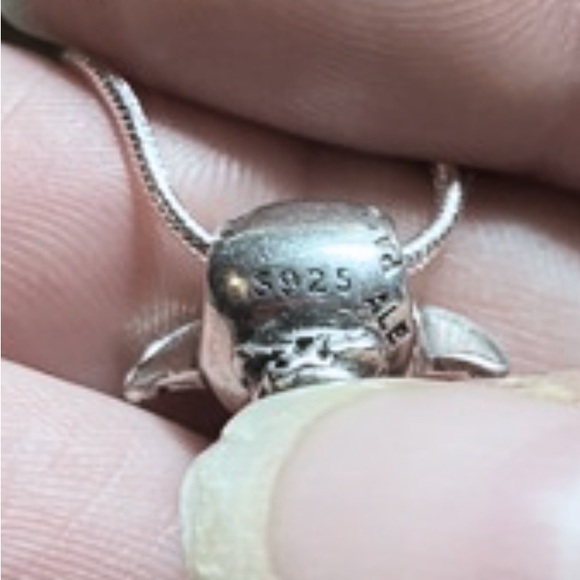 Necklace 925 Sterling Silver Dobby Harry Potter Charm Necklace Hogwarts Wizard - Picture 3 of 7